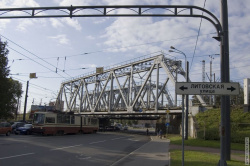 ЖД мост через Лесной проспект