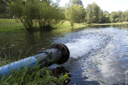 подпитка водоёма водопроводной водой