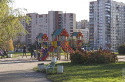 детская площадка в саду Ивана Фомина